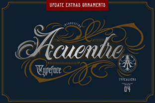 Acuentre: A Blackletter Font for Timeless Editorial Design