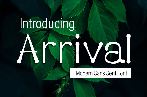 Arrival: A Bold Sans Serif Font That Elevates Branding