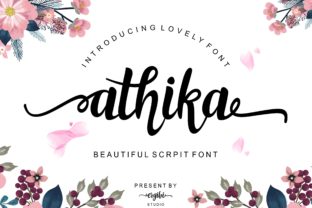 Athika: A Script Font for Elegant Editorial Design
