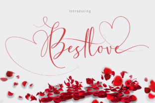 Bestlove: A Script Handwritten Font for Creative Crafters