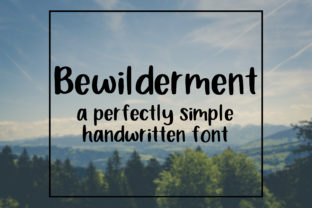 Bewilderment: A Font That Breathes Life Into Your Handmade Creations