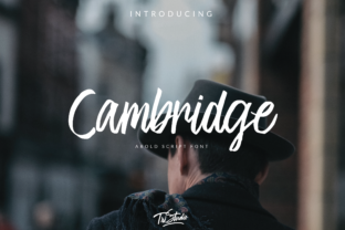Cambridge Font: A Unique Script Handwritten Design