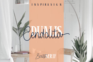 Cendolita Duo: A Script Handwritten Font for Modern Digital Branding