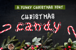 Christmas Candy: A Festive Font for Editorial Design