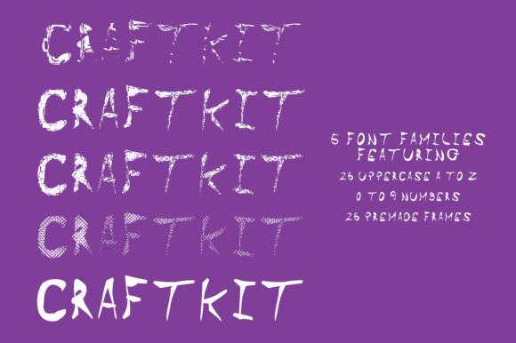 Craft Kit: A Versatile Font for Creative Designers