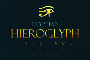 Egyptian Hieroglyph: A Timeless Font for Crafters and Designers