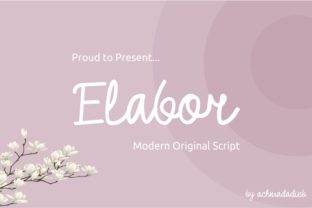 Elabor: The Script Font That Elevates Your Brand’s Visual Identity