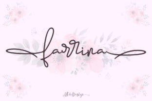 Farrina: The Elegant Script Font for Women-Focused Branding