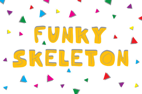Funky Skeleton: A Bold Script Font for Creative Projects