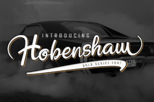 Hobenshaw: A Bold Script Font for Modern Web Design