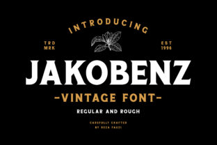 Jakobenz: A Vintage Serif Font for Timeless Web Design