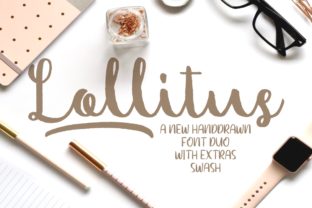Lollitus Duo: A Playful Script Font for Modern Editorial Design