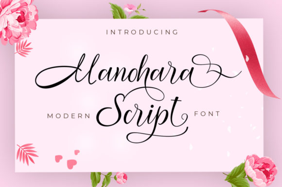 Manohara: A Romantic Handwritten Font for Branding and Design