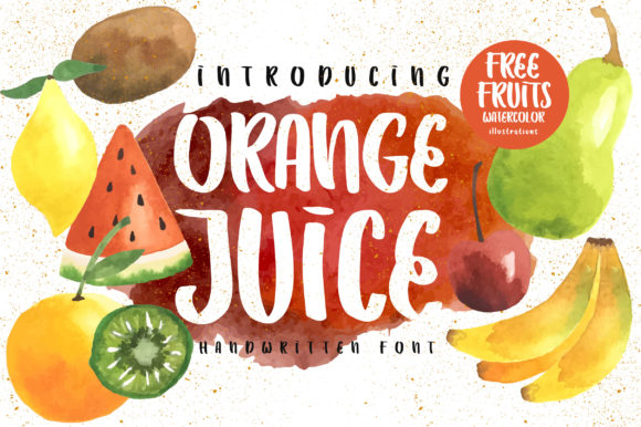 Orange Juice: A Bold Script Font for Creative Digital Campaigns