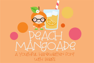 Peach Mangoade: A Serif Font for Whimsical Handmade Creations