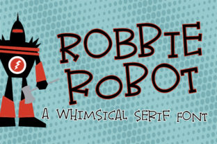 Robbie Robot: A Bold Serif Font for Creative Branding