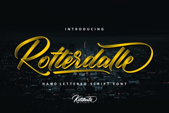 Rotterdalle Script: A Vibrant Script Font for Handmade Creators
