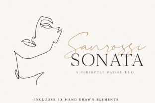 Sanrossi Sonata Duo for Editorial Design and Creative Typography