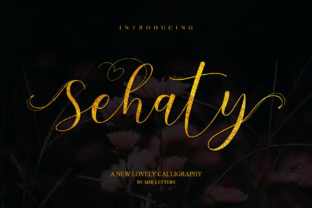 Sehaty: A Script Handwritten Font for Sophisticated Web Design