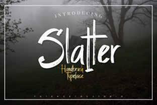 Slatter: A Dark, Twisted Script Font for Bold Digital Branding