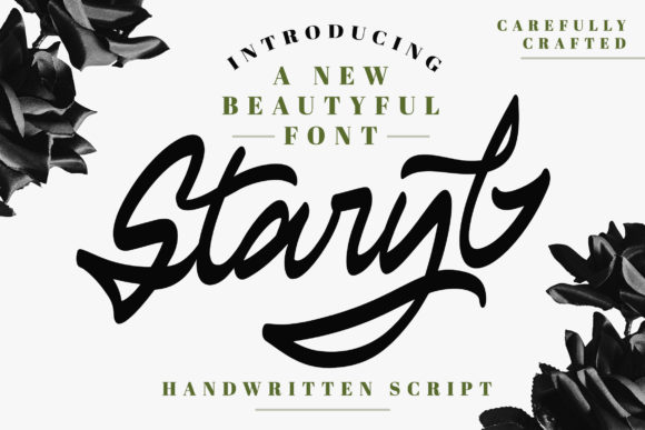 Staryl: The Handwritten Font That Elevates Your Brand