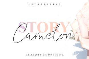 Story Camelon: A Script Handwritten Font for Fashion and Branding