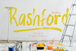 The Rashford Font: A Script Handwritten Style for Creative Crafters