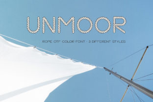 Unmoor Family: A Nautical Font for Creative Crafters