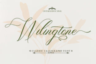Wilingtone: A Script Handwritten Font for Elegant and Versatile Craft Projects