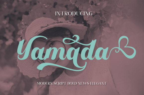 Yamada: A Beautiful Script Font for Creative Projects
